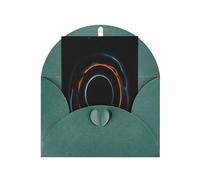 Dlxw Biglietto di ringraziamento con busta 10,2 x 15,2 cm (circa 10,2 x 15,2 cm) misteriosi buchi neri cosmici biglietto di auguri