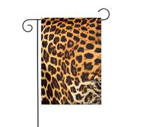 Dlxw strisce su leopardi bandiera 30,48 x 45,72 cm su entrambi i lati per esterni crea una romantica decorazione da giardino per la casa e l'atmosfera esterna! Migliora il gusto della tua decorazione