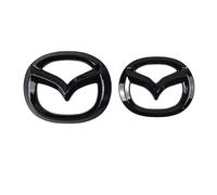 DLXYZML Auto 3D Metallo Adesivo per Mazda 3 2019-2024 Sedan,Lega di Alluminio Auto Emblema Adesivi Lettere Adesivi Adesivi Numeri DIY Logo Decorazione Auto Esterno,Black