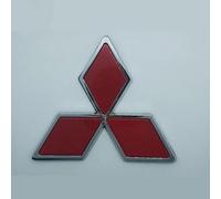 DLXYZML Auto 3D Metallo Adesivo per Mitsubishi Pajero 2015-2018,Lega di Alluminio Auto Emblema Adesivi Lettere Adesivi Adesivi Numeri DIY Logo Decorazione Auto Esterno,Red-XXL