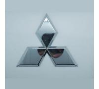 DLXYZML Auto 3D Metallo Adesivo per Mitsubishi Pajero Sport 2019-2024,Lega di Alluminio Auto Emblema Adesivi Lettere Adesivi Adesivi Numeri DIY Logo Decorazione Auto Esterno,Silver-XL