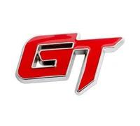 DLXYZML Auto 3D Metallo Adesivo per Volkswagen Golf R,Lega di Alluminio Auto Emblema Adesivi Lettere Adesivi Adesivi Numeri DIY Logo Decorazione Auto Esterno,Red