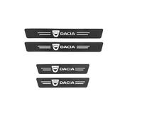 DLXYZML Battitacco per Auto Sticker per Dacia Duster 2024,Fibra di Carbonio Pellicola del Protezione Davanzale Portiera Auto Benvenuto Pedaliera Anti Graffio Auto Accessori,4pcs