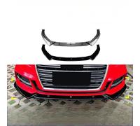 DLXZWF88 Labbro Anteriore dell'auto per Audi A3 S3 8V Sline 2017-2020, Frontali Labbro Paraurti Anteriore Sottoparaurti Lama Inferiore Splitter,Bright Black