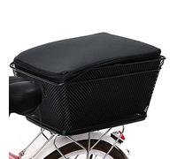 DLZFUDTY Borsa Bici,Borsa Bici Telaio Cestino della Bici Posteriore Grande capacità Cavo di Metallo Cestino per Bicicletta Cestino Bicicletta Borsa Impermeabile Impermeabile