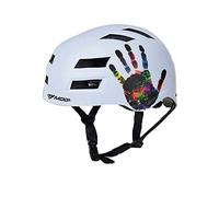 DLZFUDTY Casco Bici Uomo,Casco Bici Casco Monopattino elet Pattinaggio Casco della Bici for Adulti & KidsNew Roller/Pattinaggio Casco di Sicurezza for Equitazione Bicicletta Caschi(White,58 61cm)