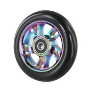 DLZFUDTY Gomme per Monopattino Elettrico,Gomme Monopattino Ruote for Scooter in Poliuretano Elastico, mozzo in Lega di Alluminio, Cuscinetti in Acciaio ad Alto tenore Carbonio da 100 mm