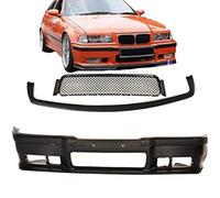 DM Autoteile - Paraurti anteriore sportivo nero, con accessori, con EVO