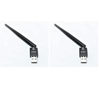DM-Digital Adattatore Dongle WiFi USB-WiFi 2dB Media tek MT7601 Adattatore di Scheda di Rete Wireless USB 2.0 Scheda per PC Desktop Portatile Decoder Ricevitori DVB TV Box (Confezione da 2)