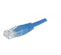 dm informatique 45 - Cavo RJ45 patch UTP CAT 5e, 0,50 m, colore: Blu