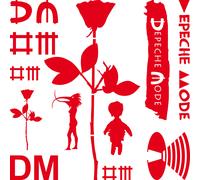 DM Mega Set Rosso Depeche Mode Auto Adesivo Decorazione Pellicola 4061963041413