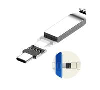 DM Metal Portable USB a Tipo C Adattatore Convertitore Supportato OTG per Xiaomi Huawei Telefono Mobile Non originale