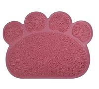 DM Tappetino per lettiera per gatti a forma di zampa, 40 x 30 cm (Oldrose)