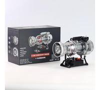 DM136 - Motore a onde turbo 1/4, in metallo, simulato elettrico, per motore elicottero militare, regalo per appassionati di scienza e tecnologia (470 pezzi)