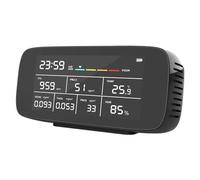 DM197 Tester for rilevatore di qualità dell'aria 9 in 1 CO2/PM2.5/HCHO/sensore, display LCD,Risposta rapida