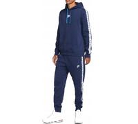 DM6838-410 Uomo Nike Full Tuta Set Fleece Repeat Logo Hoodie Jogger