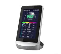 DM72B 8-in-1 Monitor della qualità dell'aria PM2.5 HCHO TVOC Rilevatore di umidità di temperatura con funzione di memorizzazione dati WiFi Monitoraggio in tempo reale industriale