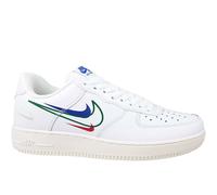 DM9096-101 Nike Air Force 1 Low Multi-Swoosh scarpe da uomo bianche