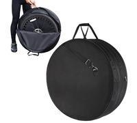 DMAIS Borsa per ruote, custodia per ruote in nylon con cerniera, custodia impermeabile da strada o per ruote, protezione interna in PE, borsa portaoggetti con manico e tracolla staccabile