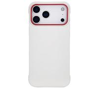 DMaos Cover per iPhone 15 Pro Max - Custodia ultra sottile con design senza cornice, ultra sottile per iPhone 15 Pro Max (2023, 6,7 pollici), colore: Bianco