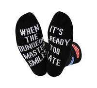 DMaster Socks When The DMaster Smiles It's Already Too Late Socks RPG Gamer Gift