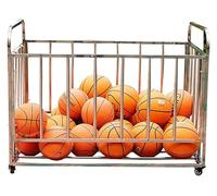 DMBBSAPBSH Carrello Porta Palline Cesto, Porta Palloni, Gabbia for Palline con Ruote e Maniglia, Carrello portapalle Mobile, for Basket e Football(M-110x63x85cm)