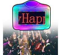 DMBBSAPBSH Presentatore per Bottiglie da Club a LED, Cambio colore segno servizio club, servizio lettere personalizzate di scorrimento for bar for feste in discoteca