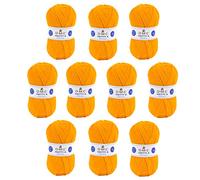 DMC - Confezione da 10 gomitoli - Filato per maglieria Knitty 4 - Spiegazioni incluse | Piacevole da lavorare a maglia - Ottima qualità | Gomitoli da 50 g - 140 m | 10 colori disponibili