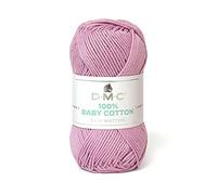 DMC - 100% Baby Cotton - Filato da maglia, studiato per la realizzazione di corredini da neonato | Morbido e piacevole da lavorare | Gomitolo da 50 g - 106 m | disponibile in 27 colori