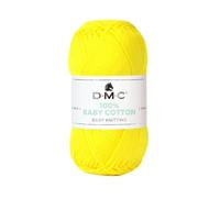 DMC - 100% Baby Cotton - Filato da maglia, studiato per la realizzazione di corredini da neonato | Morbido e piacevole da lavorare | Gomitolo da 50 g - 106 m | disponibile in 27 colori
