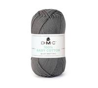 DMC - 100% Baby Cotton - Filato da maglia, studiato per la realizzazione di corredini da neonato | Morbido e piacevole da lavorare | Gomitolo da 50 g - 106 m | disponibile in 27 colori