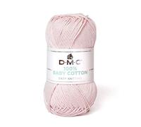 DMC - 100% Baby Cotton - Filato da maglia, studiato per la realizzazione di corredini da neonato | Morbido e piacevole da lavorare | Gomitolo da 50 g - 106 m | disponibile in 27 colori