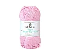 DMC - 100% Baby Cotton - Filato da maglia, studiato per la realizzazione di corredini da neonato | Morbido e piacevole da lavorare | Gomitolo da 50 g - 106 m | disponibile in 27 colori