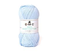 DMC - 100% Baby Cotton - Filato da maglia, studiato per la realizzazione di corredini da neonato | Morbido e piacevole da lavorare | Gomitolo da 50 g - 106 m | disponibile in 27 colori