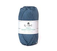 DMC - 100% Baby Cotton - Filato da maglia, studiato per la realizzazione di corredini da neonato | Morbido e piacevole da lavorare | Gomitolo da 50 g - 106 m | disponibile in 27 colori