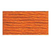 DMC 117-721 - Filo interdentale in Cotone da Ricamo a Sei Fili, Colore Arancione Medio, 8 m