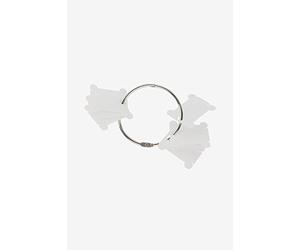 DMC - 28 farfalline in plastica + anello in metallo