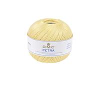 DMC 993A-5-05745 Petra Filato Misura 5, 100% Cotone, Giallo, 9x9x8 cm, 100 unità