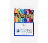DMC - Assortimento Mouliné 4 mt - Colori "Sfumati", 100% cotone - 12 matassine di 4 metri | Colori assortiti, filato da ricamo, ideale per punto croce, braccialetti dell'amicizia, attività creative