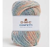 DMC - Confetti, 350 m | 80% Acrilico, 20% Lana - Ideale per tutti i tipi di capi | 8 colori