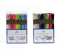 DMC - Assortimento di filati Mulinato Speciale 117MC - Colori Vitamine e indispensabili - 100% cotone - 48 matasse da 4 metri | Filo da ricamo, ideale punto croce