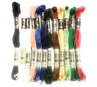 DMC, confezione di matassine di fili da ricamo natalizi