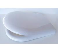 DMC - Copriwater Sedile Compatibile per Galassia Piuma in termoindurente MOD. Saturno, Colore: Bianco