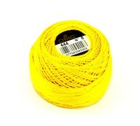 DMC cotone perle Dimensioni filettatura 8 444 - per 10 gram Ball