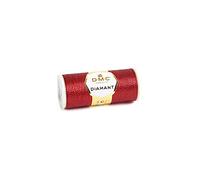 DMC Filo metallico per ricamo Diamant metallizzato mono-capo 47 m Rosso rubino