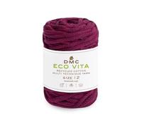 DMC - Eco Vita 12 | Filato in cotone riciclato - 4 mm di grossezza con aspetto "cordonetto" | 250 g - 55 m