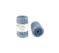DMC Garn Filato Eco Vita 4 Multicolor – cotone riciclato, etichetta con semi – 250 g / 200 m