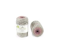 DMC Garn Filato Eco Vita 4 Multicolor – Cotone riciclato, etichetta con semi – 250 g/200 m
