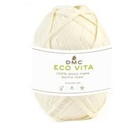 DMC Eco Vita - Filato di rafia 100% fibra di legno/rafia, per uncinetto e lavoro a maglia, 50 g/100 m ll, lavaggio a mano, per cappelli, borse e accessori (31 naturale)