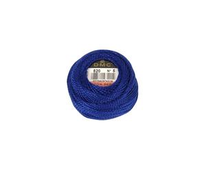 DMC Filato di cotone perlato medio N5 Pel. 10 g colori 820